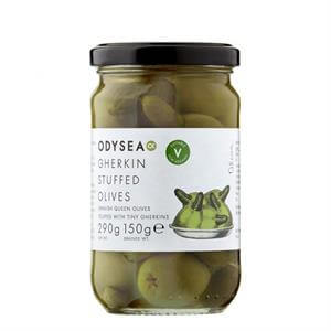 Odysea Gherkin Stuffed Olives150g